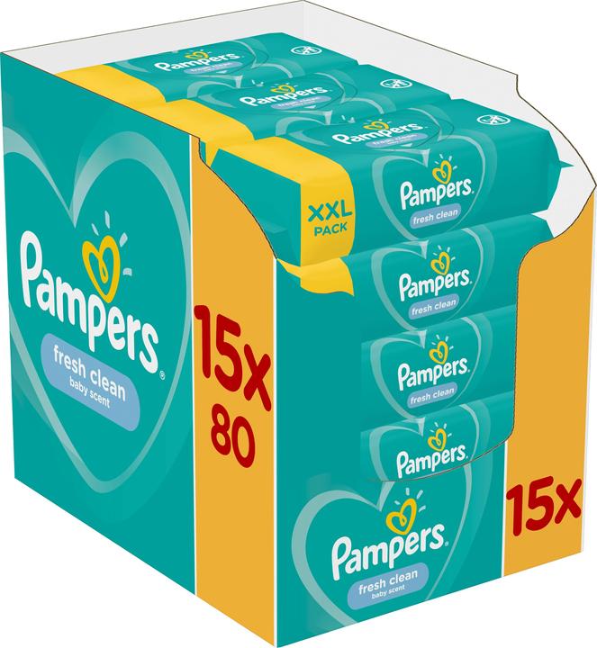 Actual product image Pampers Fresh Clean (1200 Piece)