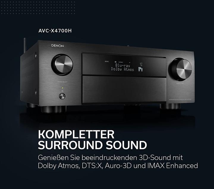 Actual product image Denon AVC-X4700H (9.2 Channel)
