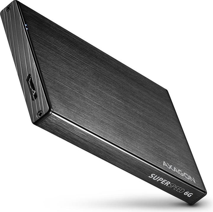 Actual product image Axagon EE25-XA6 - HDD / SSD Enclosure - 2.5 Inch - SATA - Serial ATA II - Serial ATA III (2.5")