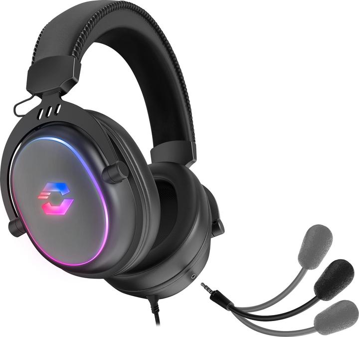 Produktbild Speedlink CONUX RGB Stereo Gaming Headset - for PC/PS5/PS4/Xbox Series X/S/Switch/OLED/Lite, black (Kabelgebunden)