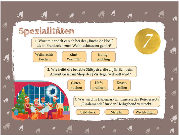 Immagine prodotto Il divertente calendario dell'avvento a quiz