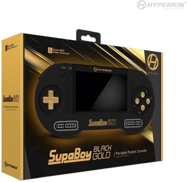 Produktbild Hyperkin Other portable console game SUPABOY M08889-BKC black gold