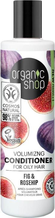 Image du produit Organic Shop Après-shampooing volumateur pour cheveux gras, figue et églantier (280 ml) (280 ml)