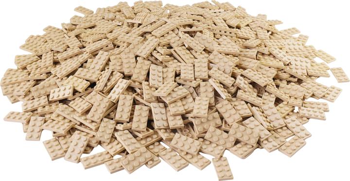 Produktbild LEGO 2x4 Platten Bauplatten Beige - 3020 NEU! Menge 250x (3020, LEGO Classic)
