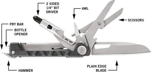 Image du produit Gerber Gear ArmBar Drive Onyx (8 Fonctions)