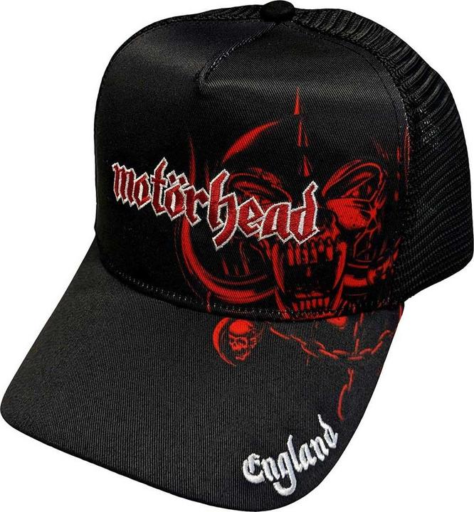 Motorhead England Red Warpig Mesh-Back Cap