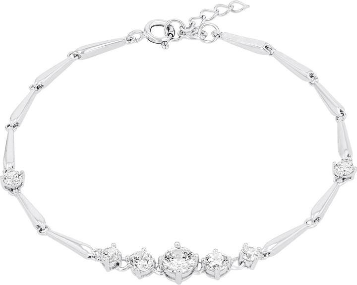 Actual product image Amor Armschmuck für Damen, 925 Sterling Silber, Zirkonia synth. (19 cm, Silver 925)