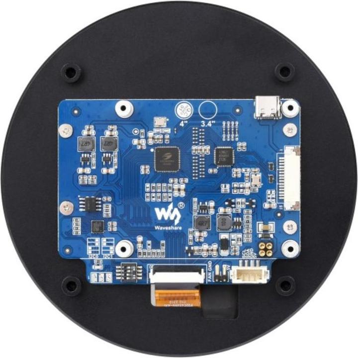 Image du produit WaveShare 4inch DSI Capacitive Touch Display Rond 720x720 (C)