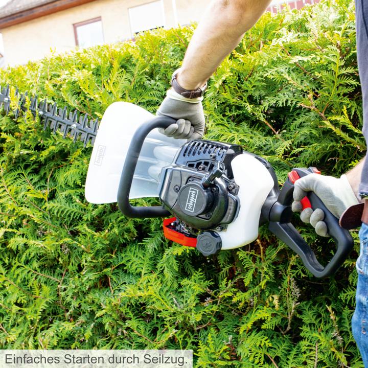 Actual product image Scheppach HTH250/240P Hedge Trimmer 1hp (Gasoline hedge trimmer)