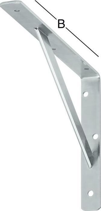 Productafbeelding Vormann Beugel L.400mm H.250mm B.30mm S.4mm wit Trgf.250kg (1 Pcs.)