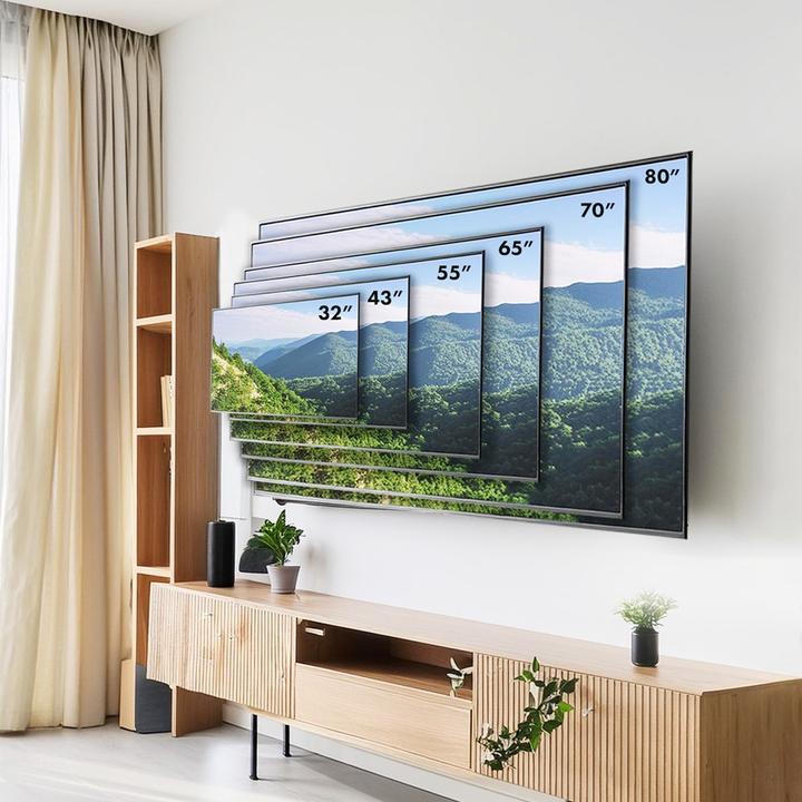 Image du produit Maclean Support TV max VESA 600x400 32-80 45kg Réglage de l'inclinaison +0°-10° MC-413 (Mur, 80", 45 kg)