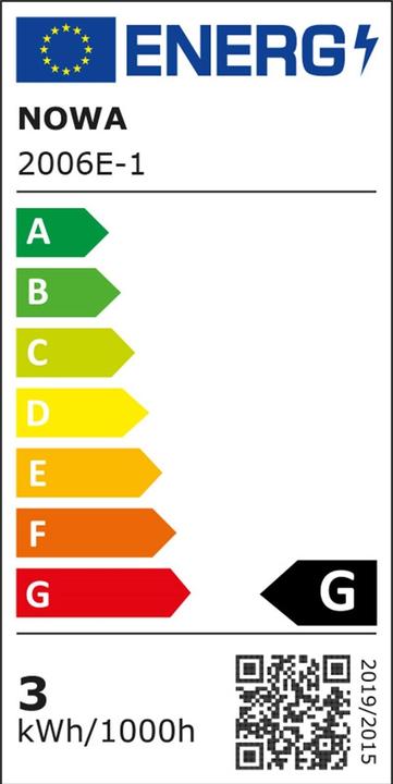 Energie-Label Nino Leuchten LED-Aufbauleuchte Schranklampe (240 lm)