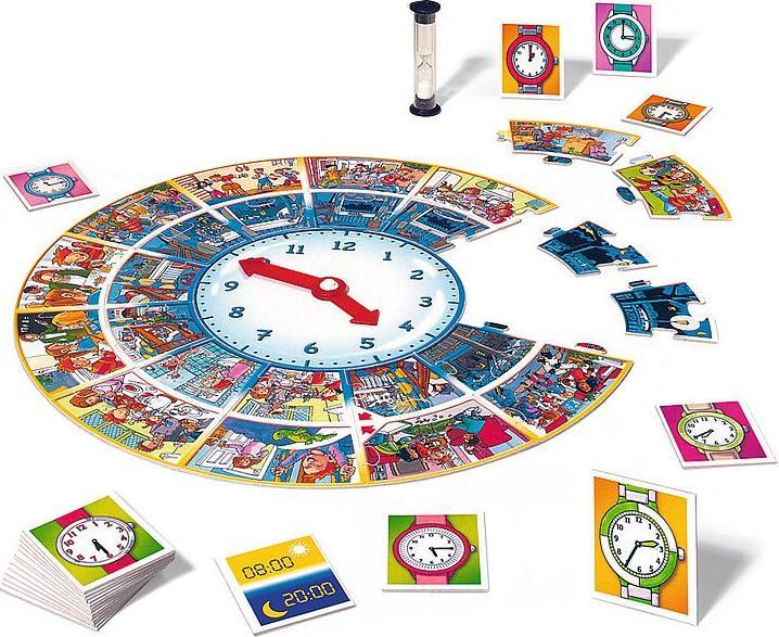 Actual product image Ravensburger Educational game Who knows the clock? (German)