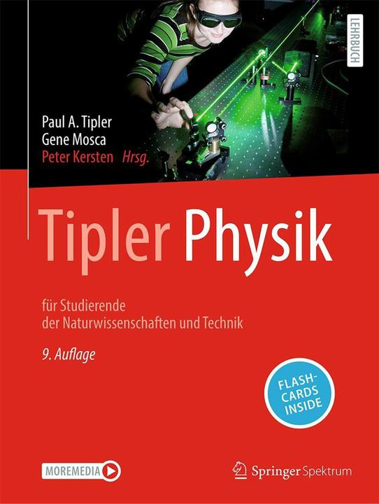 Produktbild Tipler Physik (Deutsch, Gene Mosca, Peter Kersten, Paul A. Tipler, Anna Schleitzer, Michael Zillgitt, Carsten Heinisch, Michael Basler, Gene Dohmen, 2024)