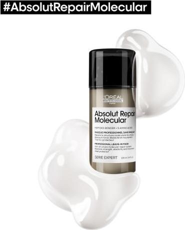 Actual product image L'Oréal Professionnel L ÌOréal Professionnel - No-rinse mask for damaged hair Absolut Repair Molecular ( Professional (100 ml)