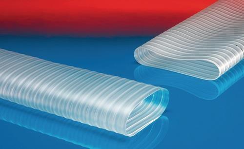 Actual product image Norres Flat hose PROTAPE® PUR-C 335 FOOD-AS FLAT Inner-Ø 305 mm Outer-Ø 310 mm Length 5 m Wall thickness