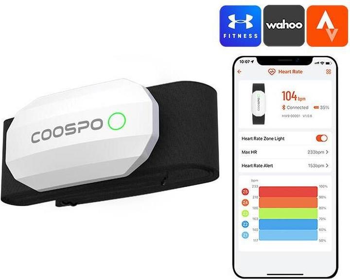Actual product image Coospo Chest Heart Rate Monitor H808S-W