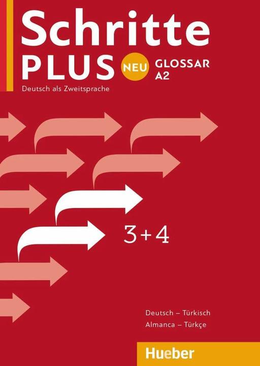 Produktbild Schritte plus Neu 3+4. Glossar Deutsch-Türkisch - Küçük Sözlük Almanca-Türkçe (Deutsch, Hueber Verlag GmbH & Co. KG, 2017)