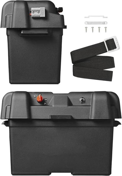 Actual product image ProPlus Batteriebox 35x18x23cm 2x USB - 1x 12V Steckdose - Voltmeter - 2x Anderson Stecker