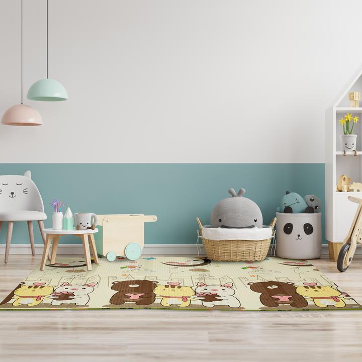 Image du produit Relaxdays Tapis de jeu (195 x 146 x 1 cm)