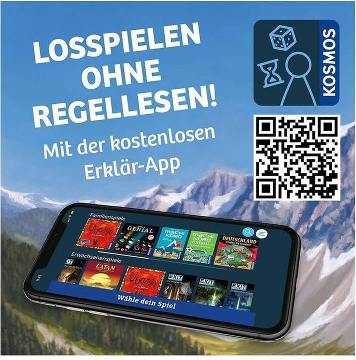 Produktbild Kosmos Familienspiel Cascadia – Im Herzen der Natur (Deutsch)