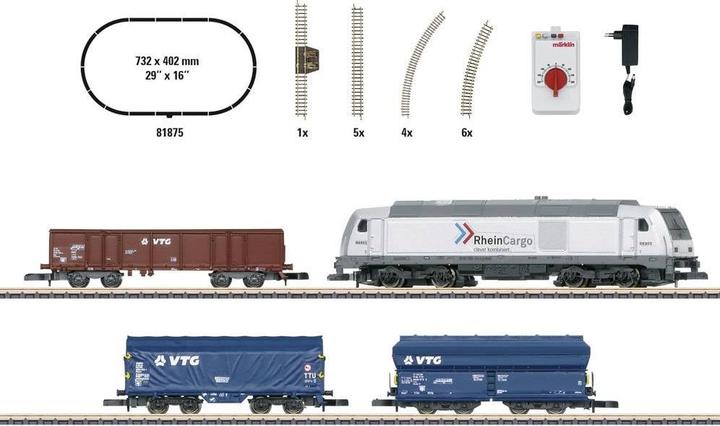 Image du produit Märklin 81875 Z Coffret de départ mod.transport de marchandises (Piste Z)