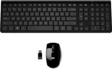 Actual product image HP Slim Wireless Ruby KBD-MUS (DE, Cable)