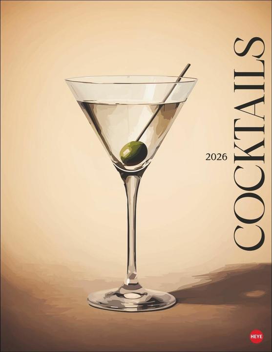 Produktbild Cocktails Posterkalender 2026 (34 x 44 cm, Harter Einband, Deutsch)