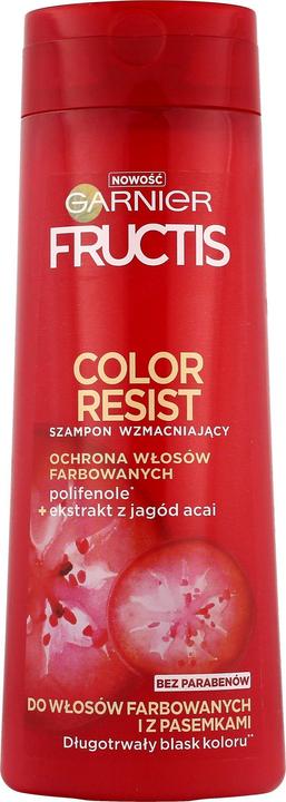 Image du produit Garnier Nouveau shampooing Fructis Color Resist pour cheveux colorés 400Ml (400 ml, Shampoing liquide)