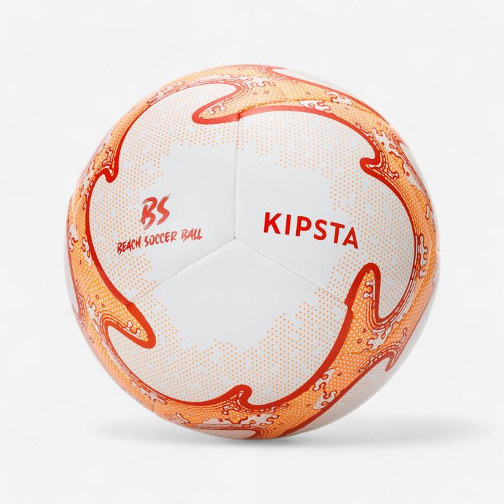 Actual product image Kipsta Beachsoccer Hybridball Light size 5 - white/orange (5)