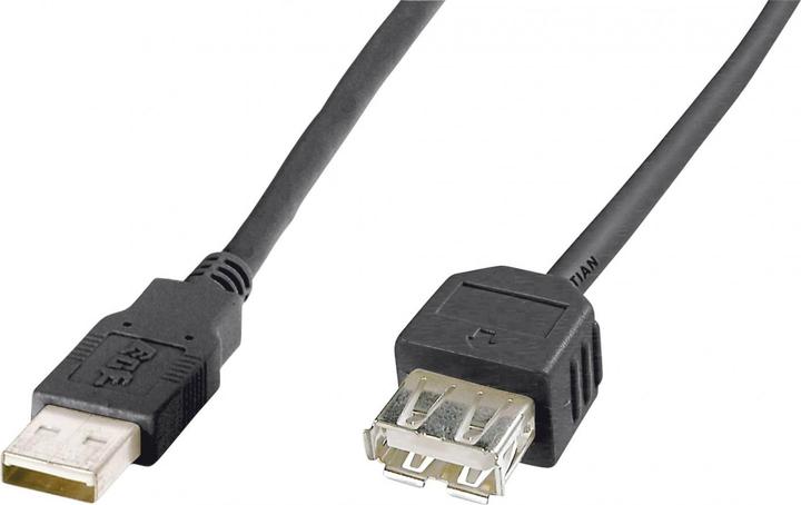 Immagine prodotto Digitus Cavo di prolunga USB 2.0 (1.80 m, USB 2.0)