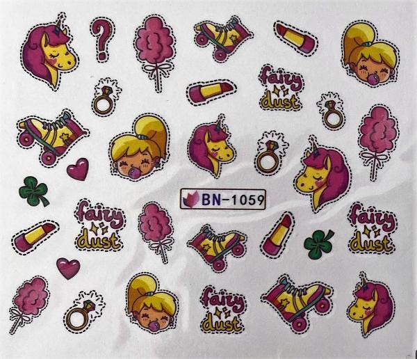 Image du produit Nagellack24 Nail Art Sticker Transfert d'eau 1059 (Séchoirs pour vernis à ongles)