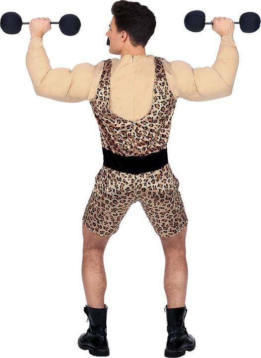 Image du produit Widmann STARKER MANN (Overall mit Muskelshirt und Gürtel, Schnurrbart), XL (XL)