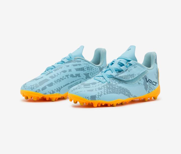 Kipsta Kids' Rip-Tab Football Boots Viralto I Easy MG/AG - Blue