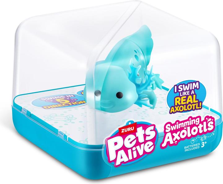 Productafbeelding Zuru HUISDIEREN LEVEND-WATER-GEACTIVEERD-ZWEMMEN AXOLOTL,S1,KUBUS,UQ,12PC
