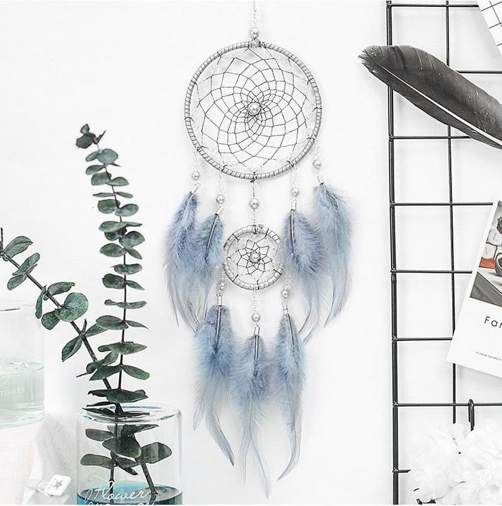 Cover-Discount Traumfänger Dreamcatcher silber (40 x 16 cm)