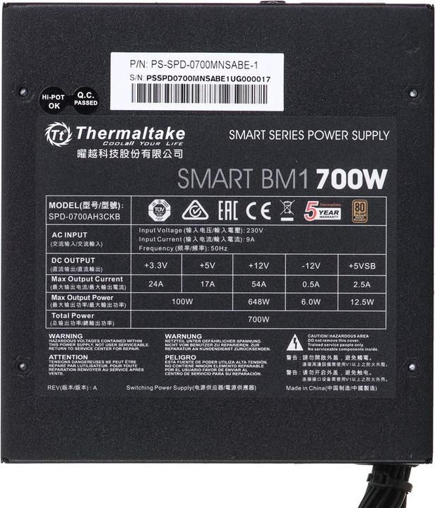 Image du produit Thermaltake Smart BM1 (700 W)