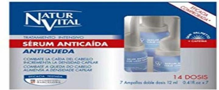 Produktbild NaturVital SERUM ANTICAÍDA tratamiento intensivo 7 ampollas x 12 ml (84 ml)