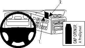 Actual product image Brodit ProClip