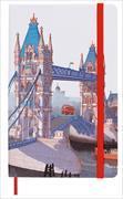 Actual product image Moleskine I am London Notebook Limited Edition, L/A5, Lined, White (L, A5, Plain)