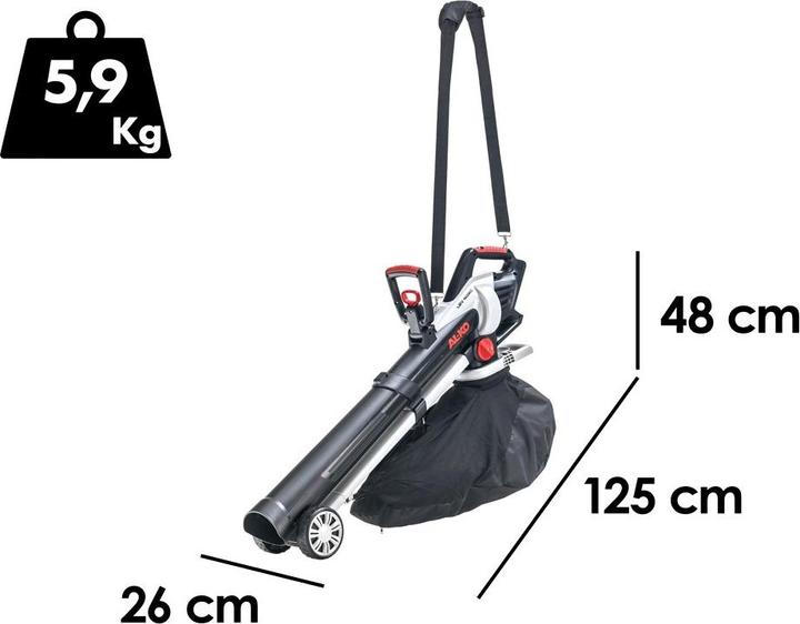 Produktbild AL-KO 36 V Akku-Laubsauger LBV 4090 inkl. Akku und Ladegerät (36 V)