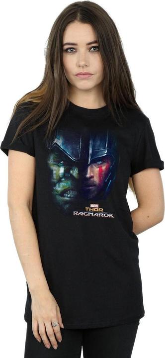 Immagine prodotto Universal Textiles Femme/Ladies - Maglietta boyfriend in cotone Hulk Split Face (XXL)