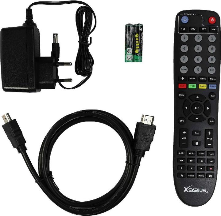 Actual product image K.A.B. XSARIUS Q1 OTT 4K UHD IPTV Android 7.1 Player H.265 HEVC MyTV Wifi
