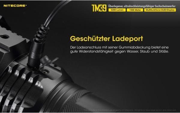 Immagine prodotto Nitecore TM39 - 5200 lumen (30 cm, 5200 lm)