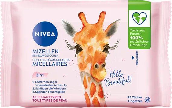 Actual product image NIVEA Cleansing Wipes Micelles 3in1 Multipack 6 x 25 pieces (Cleaning cloths)