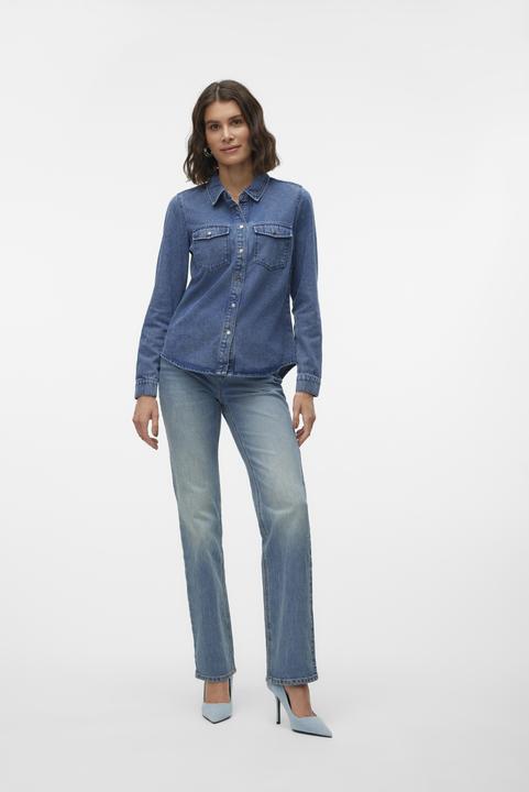 Produktbild Vero Moda VMTESSA Hohe Taille Gerade geschnitten Jeans Weit geschnitten (W31/L32)