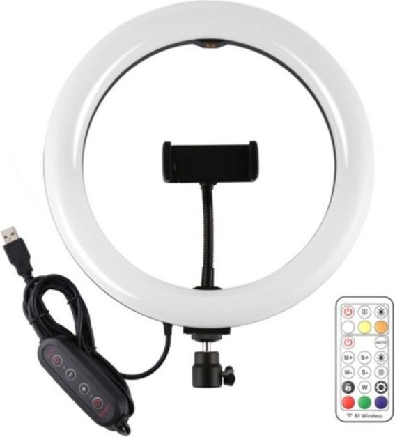 Image du produit Puluz Luminaire annulaire à LED 10.2" RGBWW 168 Marquee et trépied 165cm (éclairage annulaire)