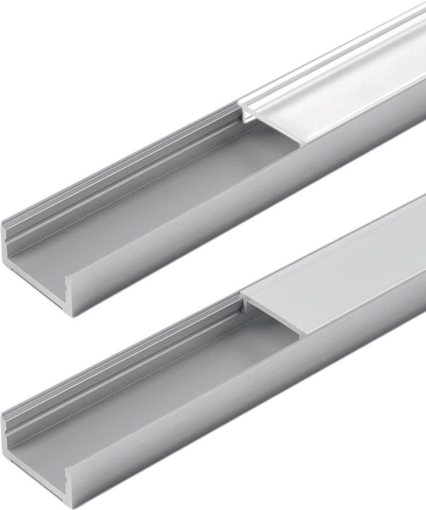 Actual product image Halemeier LED recessed/mounted profiles ChannelLine D with light screen