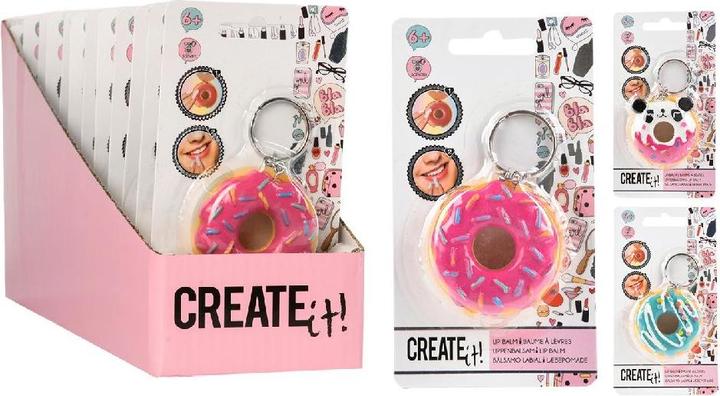 Produktbild Create It! Schaffe es. Schlüsselanhänger Donut mit Lippenbalsam