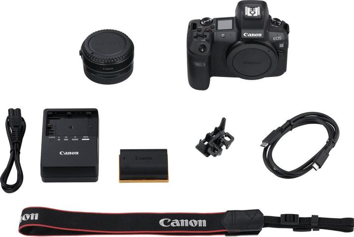 Actual product image Canon EOS R + Adapter EF-EOS R (30.30 Mpx, Full frame)